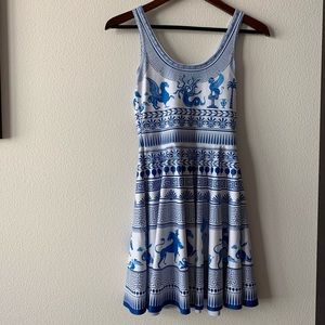 Blackmilk Olympus Scoop Skater Dress